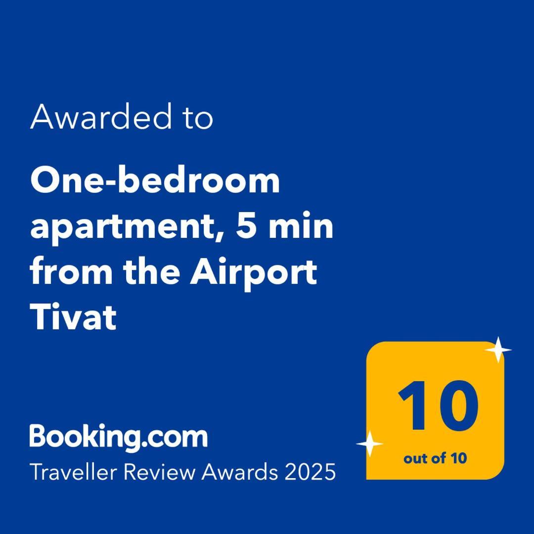One-Bedroom Apartment, 5 Min From The Airport Tivat Mrcevac Bagian luar foto